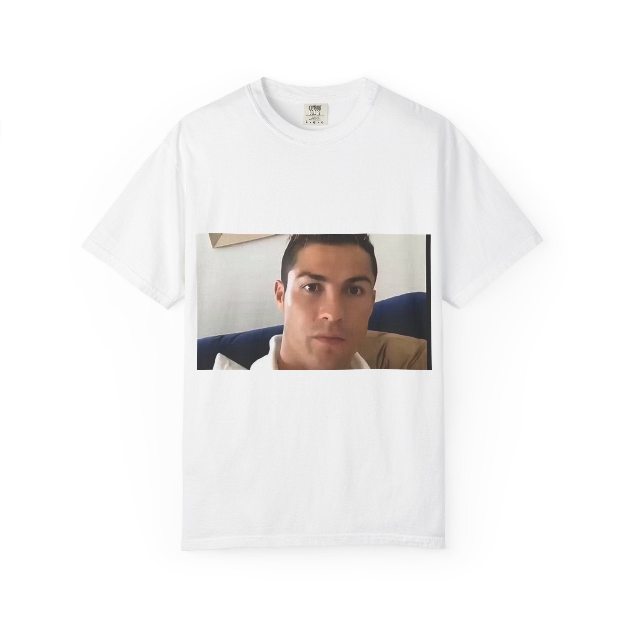 Photo Print T-Shirt — Rectangular Face Portrait Graphic Tee