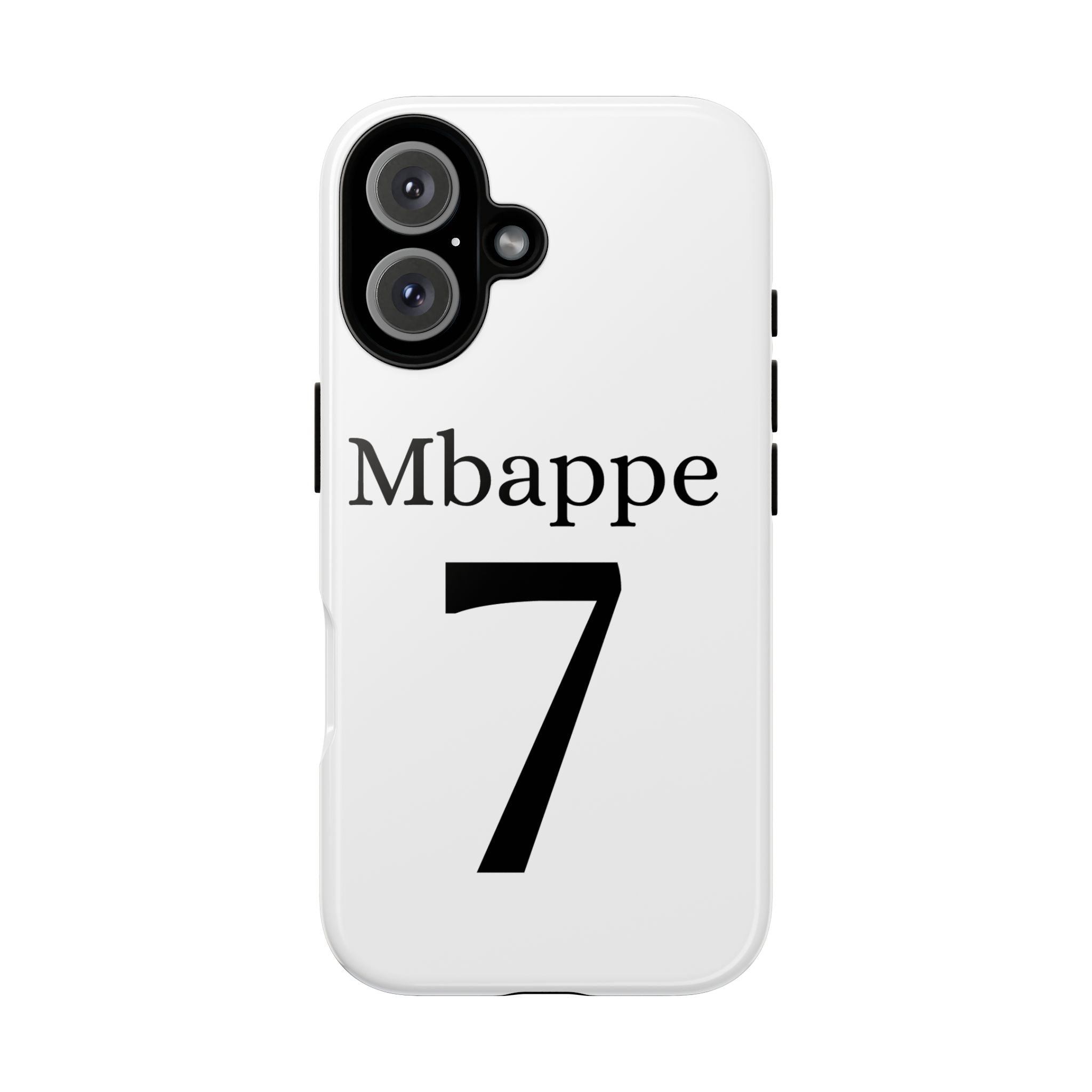 Mbappe #7 Soccer Phone Case — Football Fan Jersey Number Tough Case