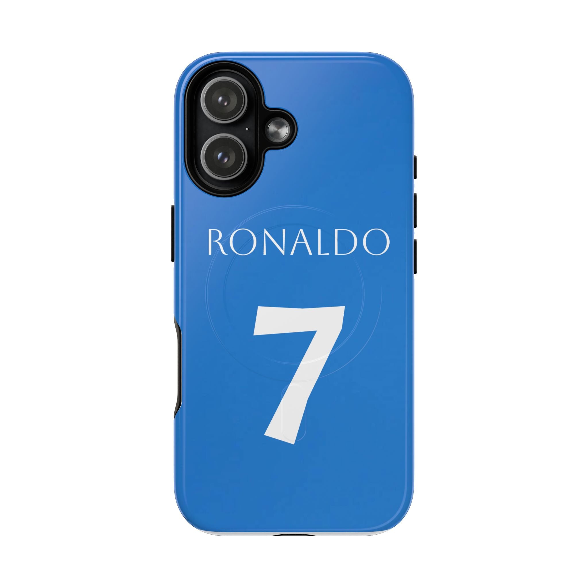 Ronaldo #7 Tough Magnetic Phone Case — Durable Magnetic Snap-On Soccer Phone Cover
