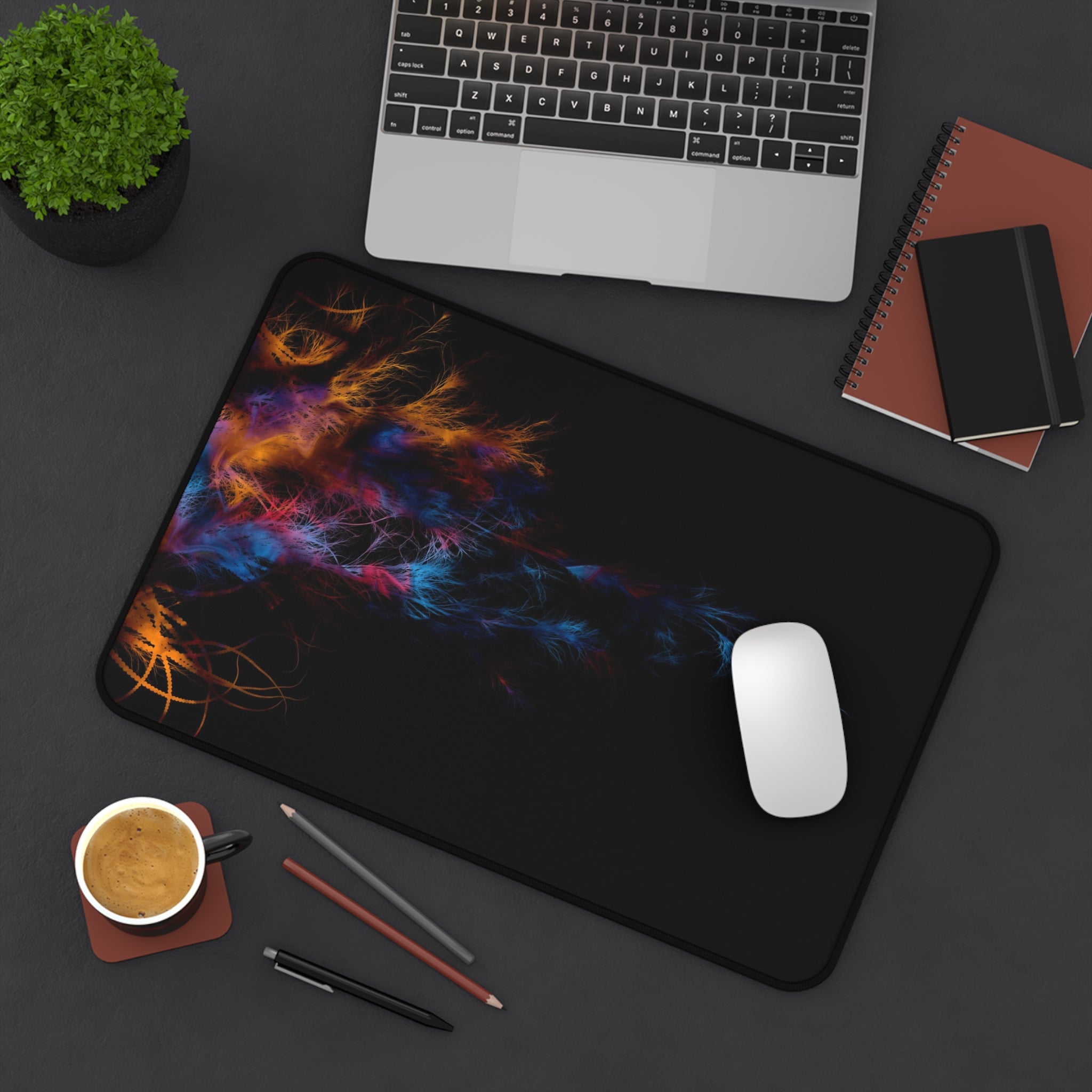 Aurora Flame Desk Mat