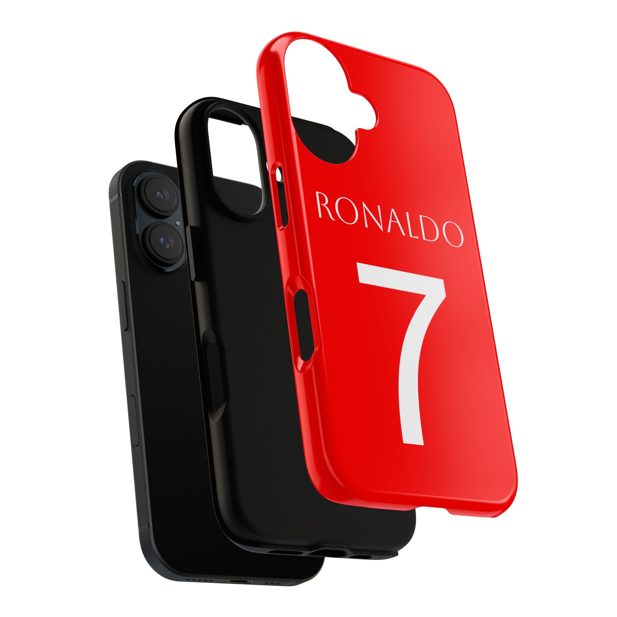 Ronaldo No.7 Tough Phone Case — Red Protective Soccer Fan Cover